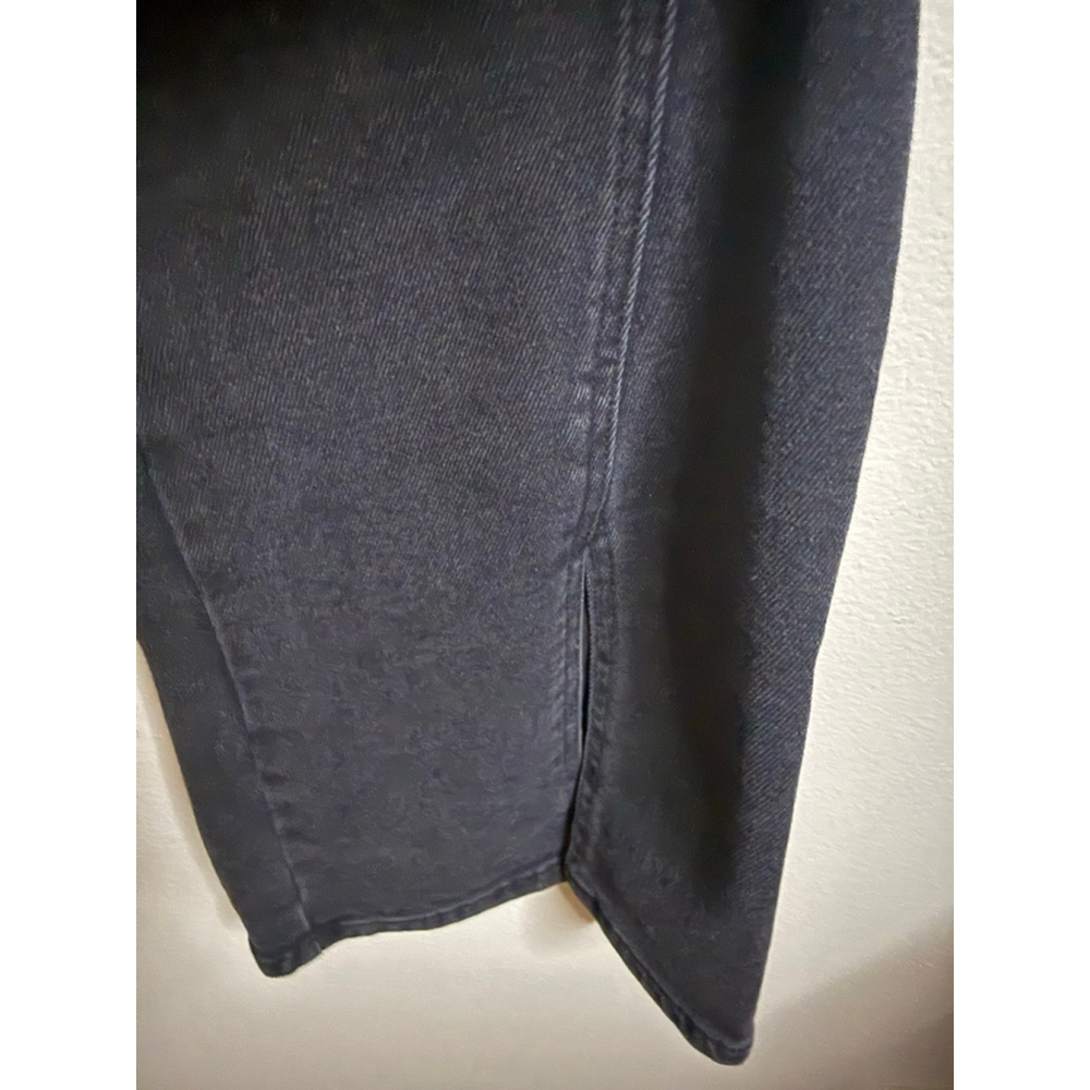 Women's bar III Black Flare & Wide Leg Jeans with Slits Size 12 - Picture 3 of 7